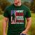 Army Dad Because I Raised A Man With Balls Men's Casual T-Shirt Forest
