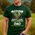 Autism Doesnt Come With Manual Dad Puzzle Awareness Men Men's Casual T-Shirt Forest