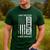ON Back I Have Two Titles Dad Papa Fathers Day Grandpa Papa Men's Casual T-Shirt Forest