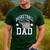 Basketball Dad Coach Sports Fan Men's Casual T-Shirt Forest