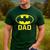 Batman Bat Dad Men's Casual T-Shirt Forest