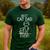 Best Cat Dad Ever Fun Line Art Illustration Men's Casual T-Shirt Forest