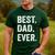 Best Dad Ever T Shirt Men Husband Men's Casual T-Shirt Forest