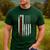 Best Dog Dad Ever American Flag For Best Father Men's Casual T-Shirt Forest