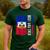 Best Haitian Dad Ever Haiti Daddy Father's Day Men's Casual T-Shirt Forest