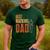 Best Rucking Dad Ruck Backpack Rucksack Workout Rucking Men's Casual T-Shirt Forest