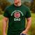 Bethune-Cookman University Wildcats Arched Dad Men's Casual T-Shirt Forest
