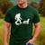 Bigfoot Walking Dachshund Tee Wiener Dog Dad Men's Casual T-Shirt Forest