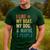 I Like My Boat Dog And Maybe 3 People Retro Sailor Dad Men's Casual T-Shirt Forest