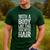 With A Body Like This Who Needs Hair Shirt Dad Bald Man Men's Casual T-Shirt Forest