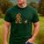 Boston Terrier Bigfoot Dog Walking Dog Mom Dad Kids Men's Casual T-Shirt Forest