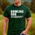 Bowling Dad Like A Regular Dad But Bigger Balls Bowling Dad Men's Casual T-Shirt Forest