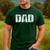 Boxer Dad Love Boxing For Training MMA Box Fighting Men's Casual T-Shirt Forest