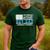 Boy Dad Proud Dad Of Boy Father Of Boy Shirt For Dad US Flag Men's Casual T-Shirt Forest