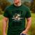 Boy Daddy Fishing Buddy Matching Fishing Bass Fishing Men's Casual T-Shirt Forest