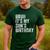 Bruh It's My Son's Birthday Birthday Mom Dad Men's Casual T-Shirt Forest