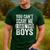 You Can't Scare Me I Have Two Boys Sons Mom Dad Men's Casual T-Shirt Forest