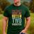 You Can't Scare Me I Have Two Daughters Dad Father Men's Casual T-Shirt Forest