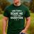 You Can't Scare Me I Have Two Daughters Retro Dad Men's Casual T-Shirt Forest