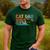 Cat Dad The Man The Myth Snack Dealer Fathers Day Men's Casual T-Shirt Forest