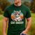 Cat Daddy Shirt Men Cat Lover Dad Fathers Day Men's Casual T-Shirt Forest