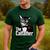 The Cat Father Cool Cat Dad Cat Lovers Men's Casual T-Shirt Forest
