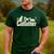 The Catfather Cat Dad Father's Day Cat Lover Men's Casual T-Shirt Forest