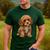 Cavapoo Breed Pet Lover Art Dog For Mom Dad Kids Men's Casual T-Shirt Forest
