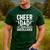 Cheer Dad The Cheerleader's Cheerleader Dad Cheer Father Men's Casual T-Shirt Forest