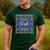 Cheer Dad Daddy Bow Sport Cheerleader Cheerleading Blue Men's Casual T-Shirt Forest