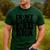 In My Cheer Dad Era Cheerleader Dad Sports Groovy Men's Casual T-Shirt Forest