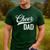 Cheer Dad Green Cheerleading Matching Parents Men's Casual T-Shirt Forest