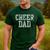 Cheer Dad Cheer Leading Cheer Leading Men Dad Father Men's Casual T-Shirt Forest