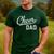 Cheer Dad Proud Cheerleading Dad Small Men's Casual T-Shirt Forest