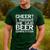 Cheer Dad Cheer I Thought She Said Beer Competition Men's Casual T-Shirt Forest