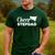 Cheer Stepdad Cheerleading Step Dad Cheerleader Stepfather Men's Casual T-Shirt Forest
