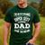 Cheerleading Dad Father Cheer Dad Men's Casual T-Shirt Forest