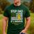 Childhood Cancer Survivor Support Step Dad Of A Warrior Men's Casual T-Shirt Forest