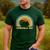 Chinchilla Dad Father's Day Chinchilla Lover Dad Daddy Men's Casual T-Shirt Forest
