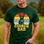 Chorkie Dad Retro Sunset Chihuahua Yorkie Mix Lover Men's Casual T-Shirt Forest