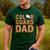 Color Guard Dad Flag Flipping Father Men's Casual T-Shirt Forest