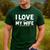 Cool Cornhole Art For Men Dad Love My Wife Husband Corn Hole Small Men's Casual T-Shirt Forest