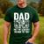 Cool Dad Art For Father Dad Stepfather From Son Daughter Men's Casual T-Shirt Forest
