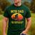 Cool Mountain Biking For Dad Father Biker MTB Bicycle Bike Men's Casual T-Shirt Forest