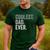 Coolest Dad Ever For Greatest Number 1 Dad Best Father Men's Casual T-Shirt Forest