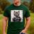 Cute Cat Mugshot Humorous Cat For Cats Lover Cat Mom Cat Dad Men's Casual T-Shirt Forest