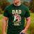 Cute Dad Of The Birthday Girl Horse Family Party Men's Casual T-Shirt Forest