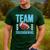 Cute Team Touchdowns Gender Reveal For Mom And Dad Men's Casual T-Shirt Forest