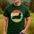 Dachshund Long Haired Dog Vintage Mom Dad Retro Men's Casual T-Shirt Forest