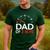 Dad Of 2 Boys Fuel Gas Gauge Father Of Two Sons Men Men's Casual T-Shirt Forest